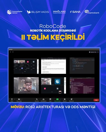 The second training session was held as part of the “RoboCode III” robotics coding camp.