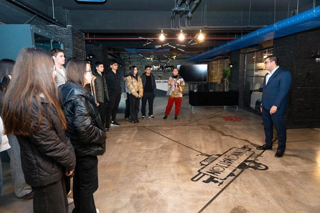 10th-grade students of “ADA School” visited the “INNOLAND” Incubation and Acceleration Center for an information session.