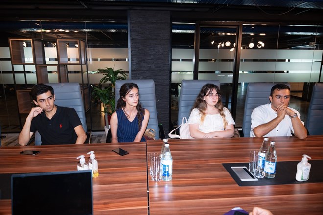 As part of the "Skills for the Future" project, a meeting was held with the "Enactus" teams of Baku Higher Oil School (BHOS)