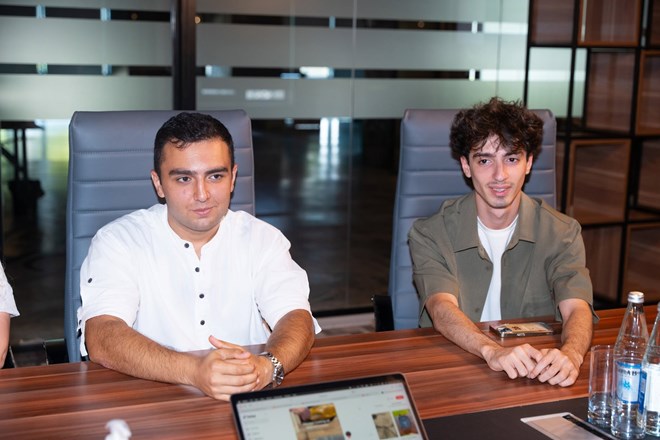 As part of the "Skills for the Future" project, a meeting was held with the "Enactus" teams of Baku Higher Oil School (BHOS)