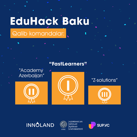 "EduHack" hakatonunun qalibləri müəyyən edilib