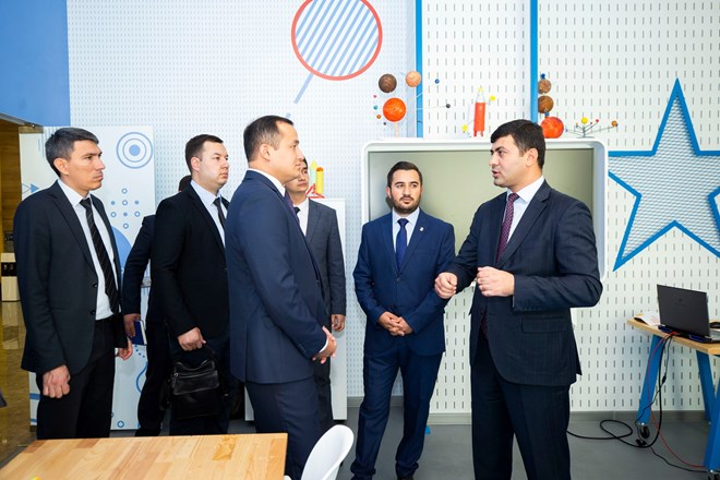 Özbəkistan Respublikası İnnovasiyaların İnkişafı Nazirliyinin nümayəndə heyəti qonağımız olub	
