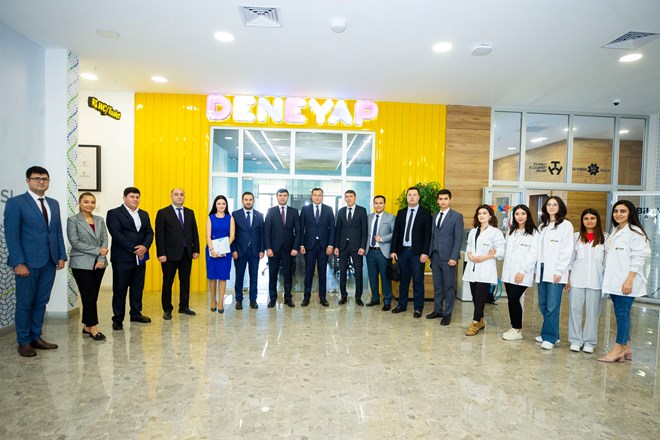 Özbəkistan Respublikası İnnovasiyaların İnkişafı Nazirliyinin nümayəndə heyəti qonağımız olub	