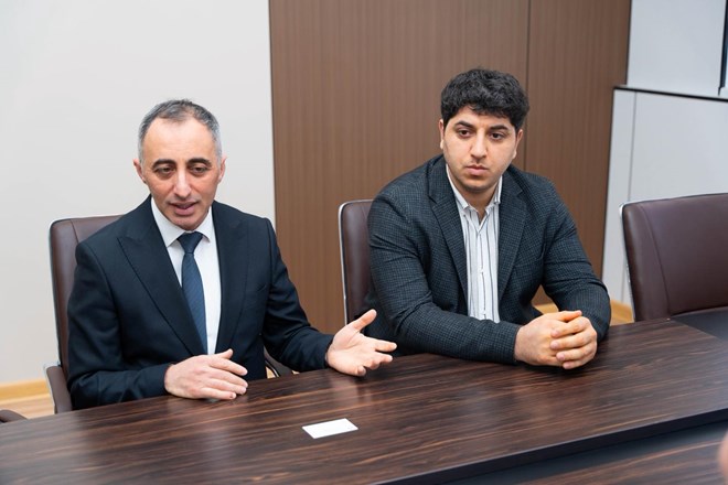 A presentation of the “Taskool” platform, a resident startup of INNOLAND, was held at Odlar Yurdu University.