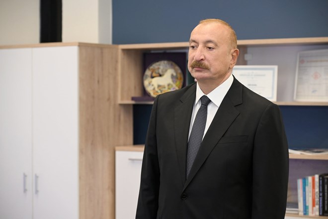 Президент Азербайджанской Республики Ильхам Алиев 14 сентября принял участие в открытии первого этапа инновационного городка «SABAH.city», созданного в Парке высоких технологий Министерства науки и образования в Баку.