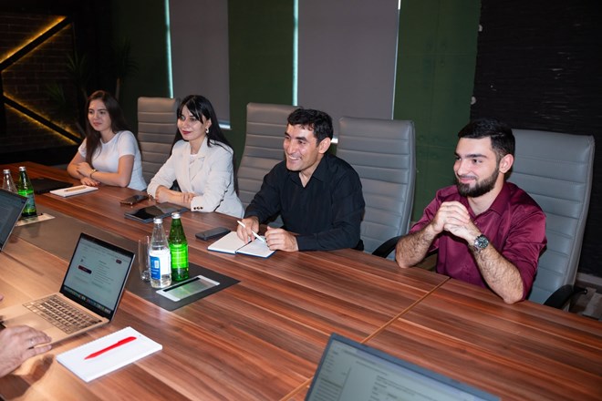 A meeting was held with the representatives and students of the Azerbaijan University of Architecture and Construction within the framework of the "Skills for the Future" project.