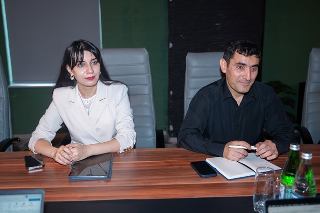 A meeting was held with the representatives and students of the Azerbaijan University of Architecture and Construction within the framework of the "Skills for the Future" project.